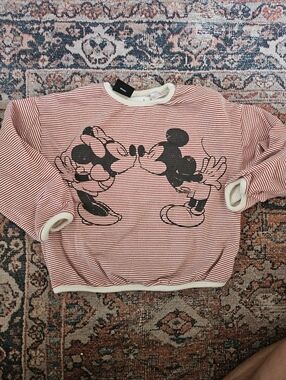 Zara Minnie And Mickey Shirt